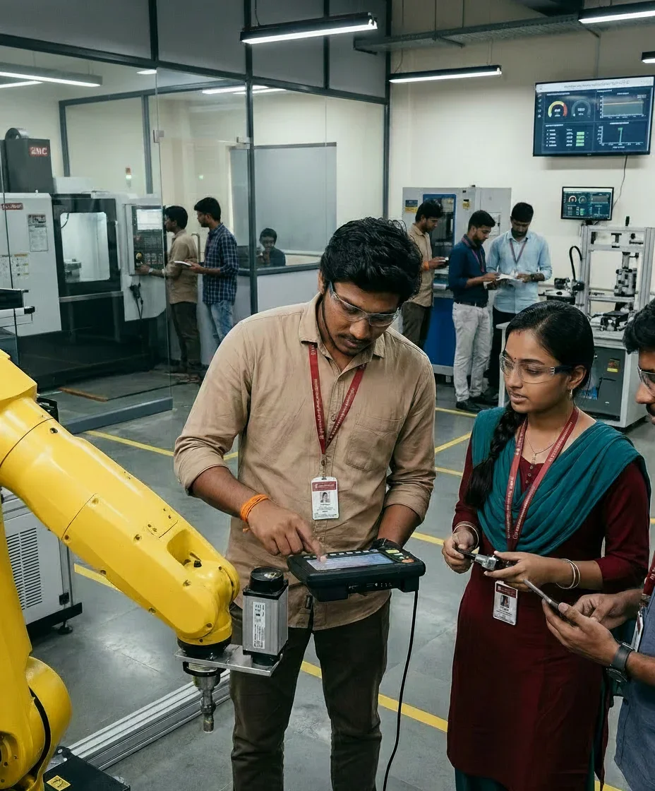 Students building real-world practical skills through hands-on projects